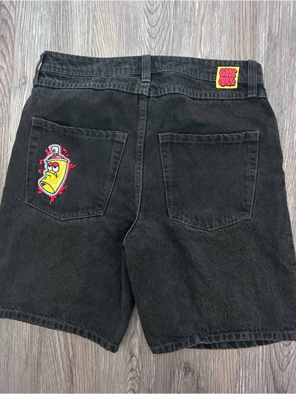 Empyre Shmutz Black Denim Skate Shorts 30 - Picture 9 of 10